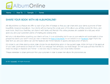 Tablet Screenshot of albumonline.asukabook.com